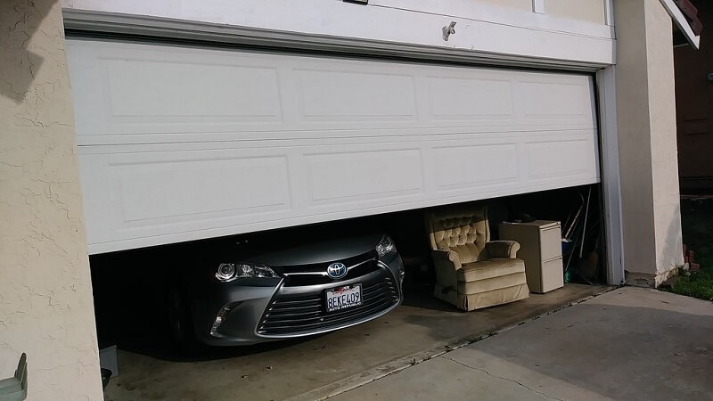 car in a garage